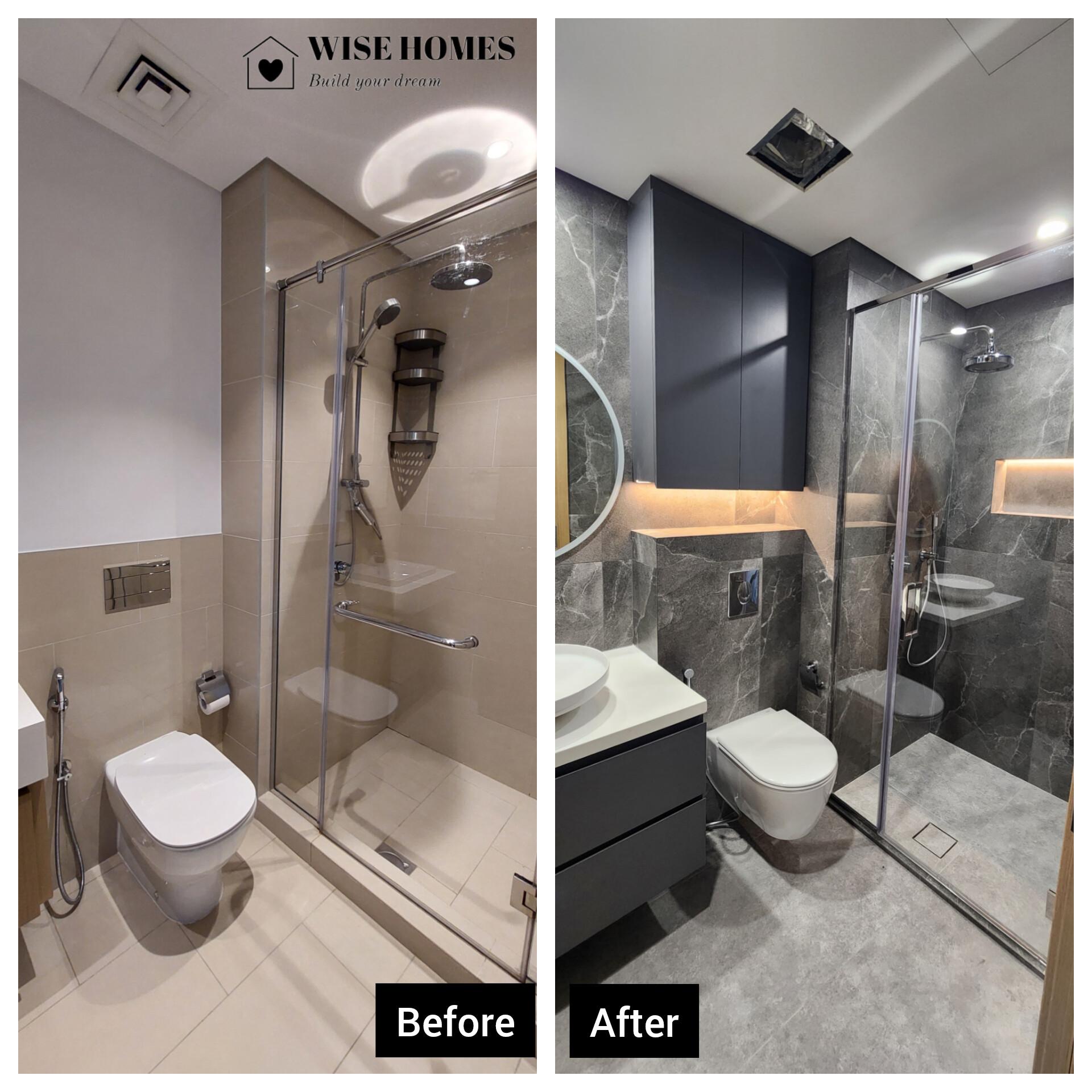 Bathroom renovation in Dubai - contemporary upgrade